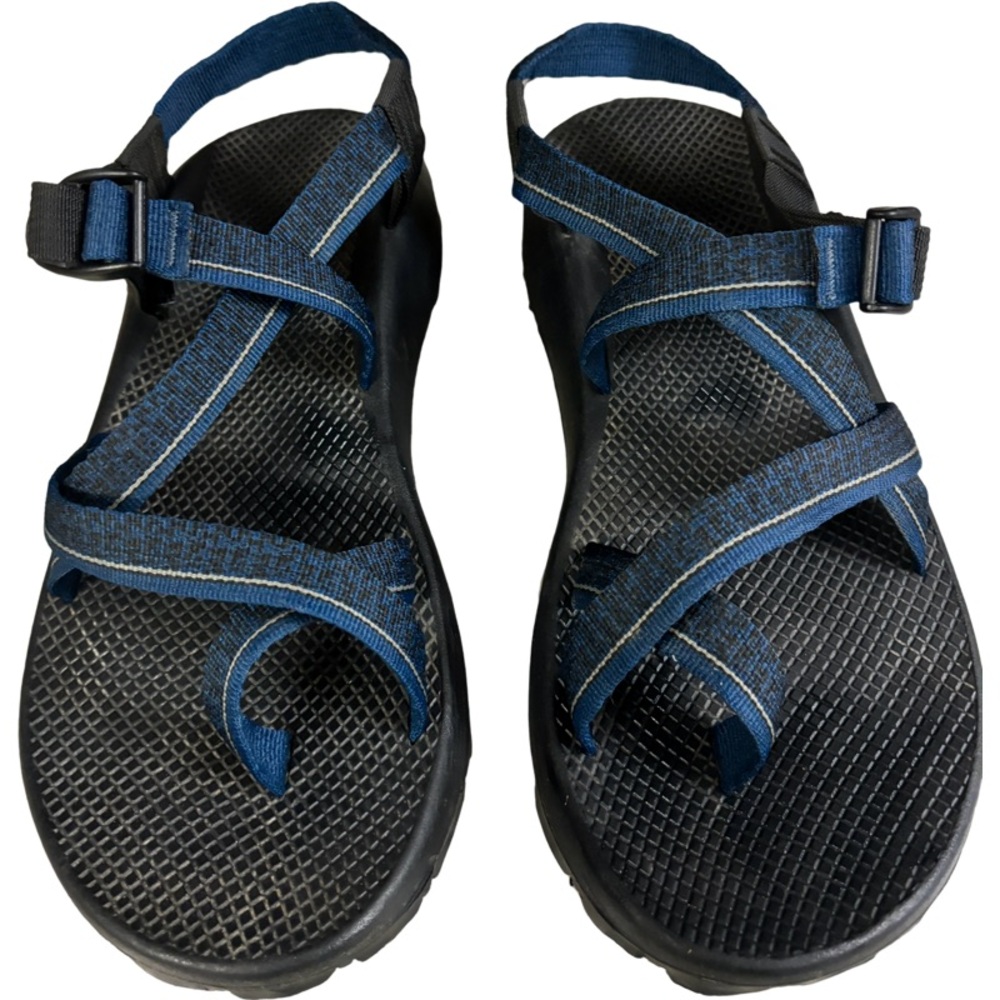 Chaco Classic Z/2 Vibram Unaweep Sole Sandals Blue Stripe Mens Sz 13